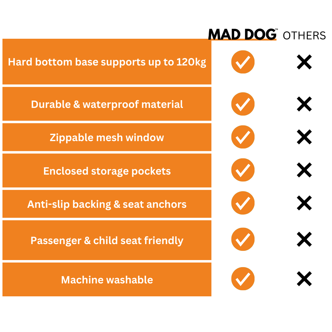 MAD DOG™ - Backseat Extender + Free Dog Bed